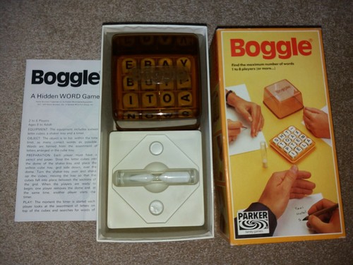 Vintage boggle word - vintage, 1978