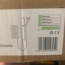 Mira Sport Max Airboost Electric Shower - 10.8kW White & Chrome 1.1746.828