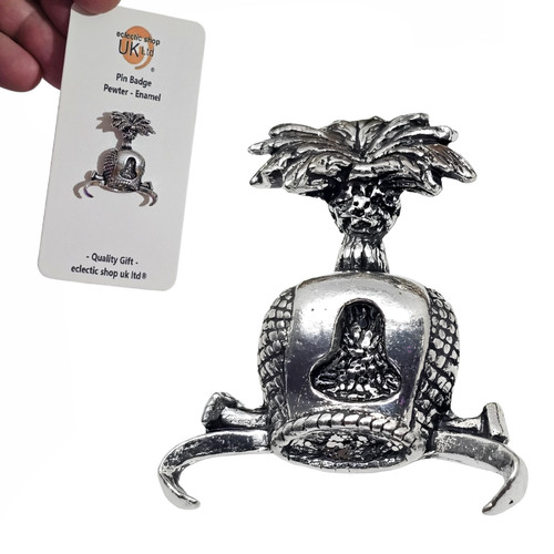 Falcon hood pin badge pewter - falcon,