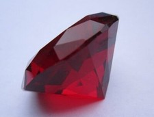 100mm Crystal Diamond Shaped Glass Paperweights Bridal Favours Display Gift 10Cm