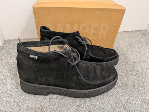Vintage camper black chukka - camper,