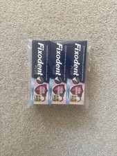 Fixodent Plus Food Barrier Denture Adhesive Fresh Flavour 3 x 40g FREE SHIPPING
