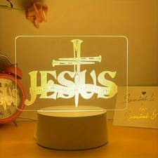 Jesus Cross LED Night Light