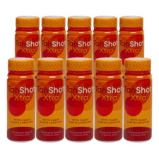 10x TanShot Xtra Tanning & Beauty Drinks with CoQ10 & Beta Carotene (60ml each)