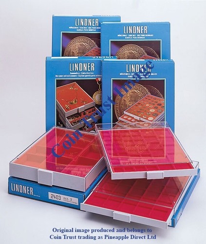 Lindner coin trays - lindner,