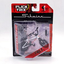 Finger Bike FLICK TRIX Miniature BMX PREMIUM Bicycle Toys Diecast S&M DIRT White