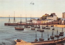 KEVIN PLATT PAINTINGS TENBY TOPOGRAPHICAL POSTCARD UNUSED VERY GD MINT