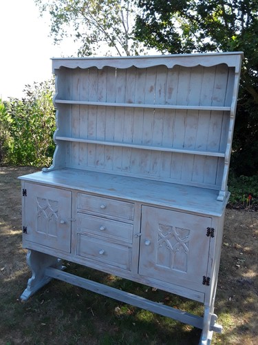 Painted welsh dresser vintage - painted,