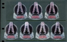 7 VINTAGE 1936 DMAA DIRECT MAIL ADVERTISING ASSN POSTER STAMPS CINCINNATI OHIO