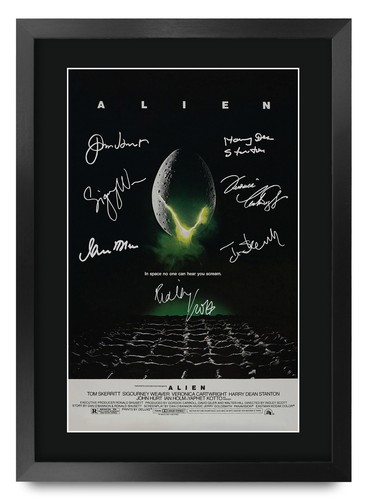 Alien movie film poster - alien, cast