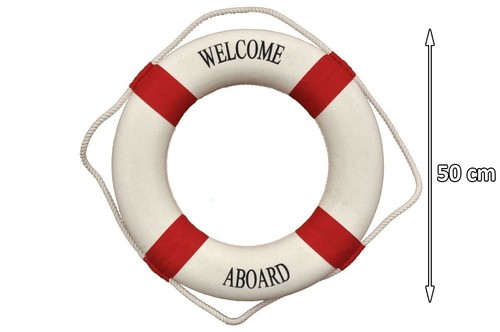 New red 50cm life ring - life,