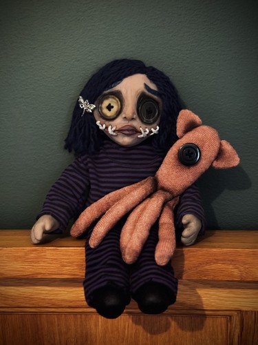 Coraline inspired handmade art - coraline,