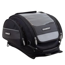 BikeTek Waterproof Magnetic Motorcycle Tank Bag Converts To Rucksack 30L Black