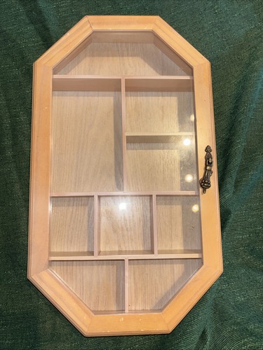 Octagon curio cabinet - octagon,