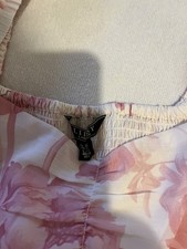 Lipsy Pink Cream Floaty Dress