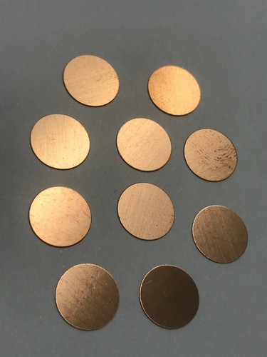 Bronze discs circles blanks - circles,