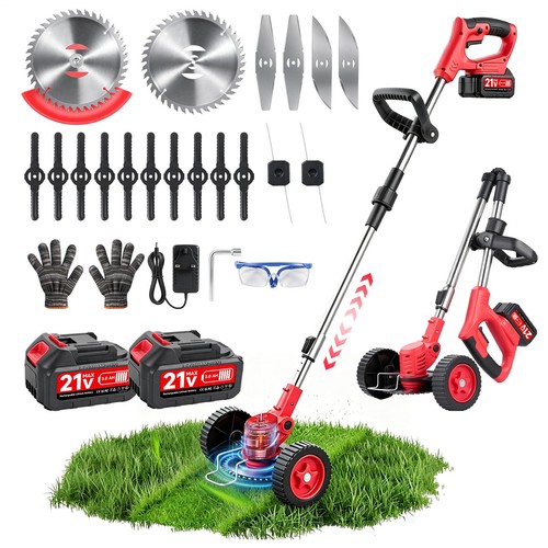 21v foldable cordless strimmer - 21v,