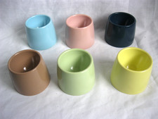 6x Vintage 1970.s  Retro  Egg