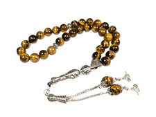33 Bead Tigers Eye Worry Beads