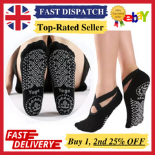 Non-Slip Yoga Socks for Women - Pilates, Fitness, Ballet Grip Socks - Anti-Slip