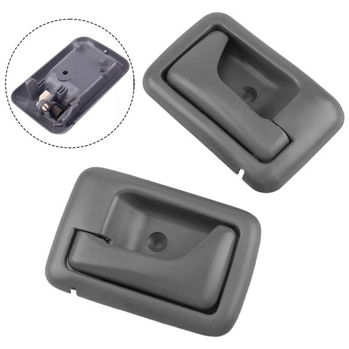 Sleek grey inner door - door, handle