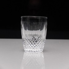 Waterford Crystal Colleen Cut 5oz Flat Whisky Tumbler 3 1/2" 8.9 cm Tall 1st