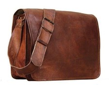 Vintage Genuine Leather Satchel Shoulder Bag Messenger Laptop briefcase for Men