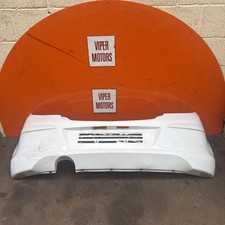 Vauxhall Corsa D Bumper Rear Back Bumper White Z474 Limited Edition 3 Door 06-14