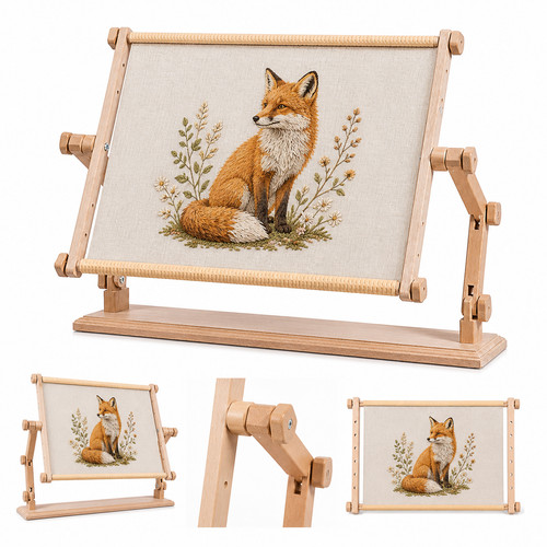 Adjustable wood embroidery - adjustable,