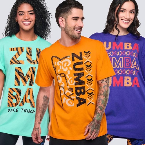 Zumba wildbeat unisex tee 1 - zumba, -1