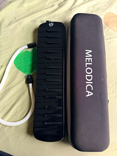 Black key melodica - melodica,, plastic