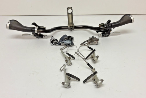Aluminum riser bar shimano 3x8 - riser,