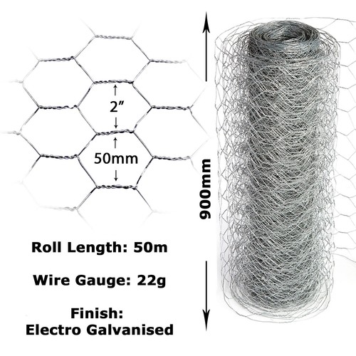 Chicken wire rabbit - wire, 50m
