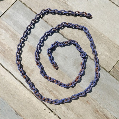 Vintage blue distressed heavy - vintage,