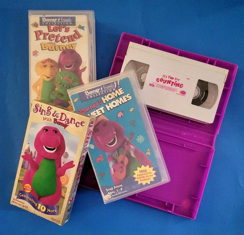 Barney vhs lot lets dance - barney,