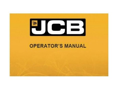Operator manual for jcb - operator’s,