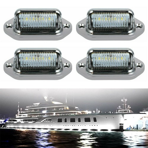 4pcs marine boat - led, deck