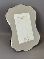 Laura Ashley Mirrored Glass Photo Frame With Stand NWTS
