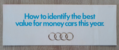 Audi nsu range - nsu, brochure