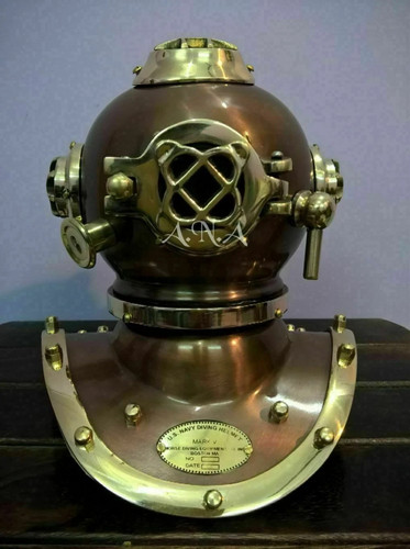 Brass diving divers helmet - divers,