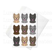 Cairn Terrier card, Cairn