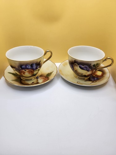 Set vintage teacups and - of,