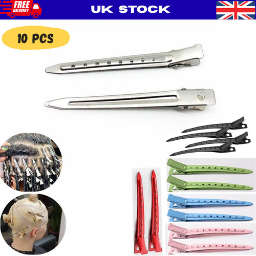 Metal hair sectioning clips - metal,