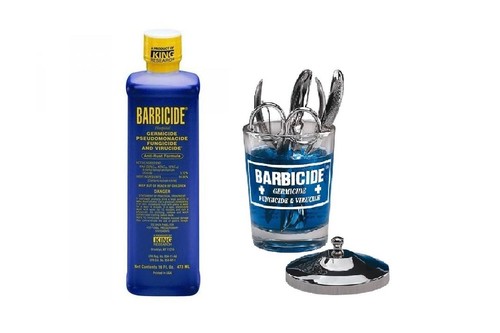 Barbicide disinfectant - barbicide,