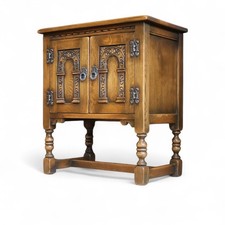 Small Carved Oak Old Charm