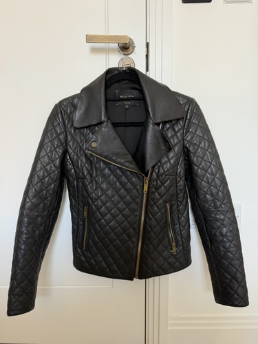 Massimo dutti black quilted - black,