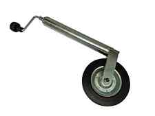 Heavy Duty Jockey Wheel 48MM (Metal Rim Wind Up Handle Caravan Trailer)