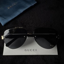 Gucci GG 1220S Black & Gold
