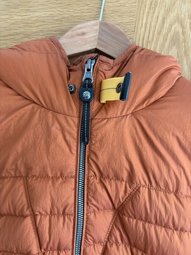 Men orange hooded down - xl,