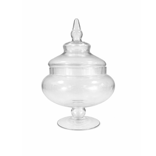 Clear glass apothecary - clear,